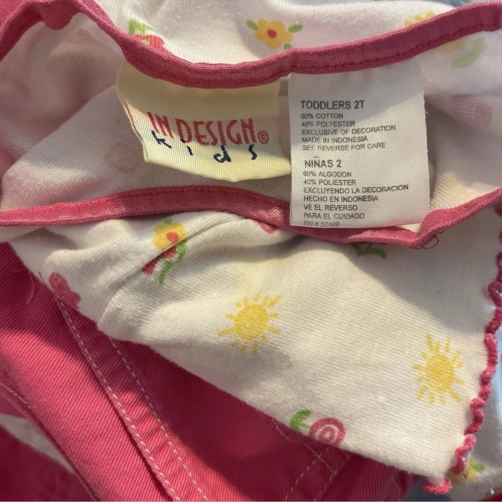 Vintage In Design Pink Butterfly 2T Jumper - Picture 9 of 9